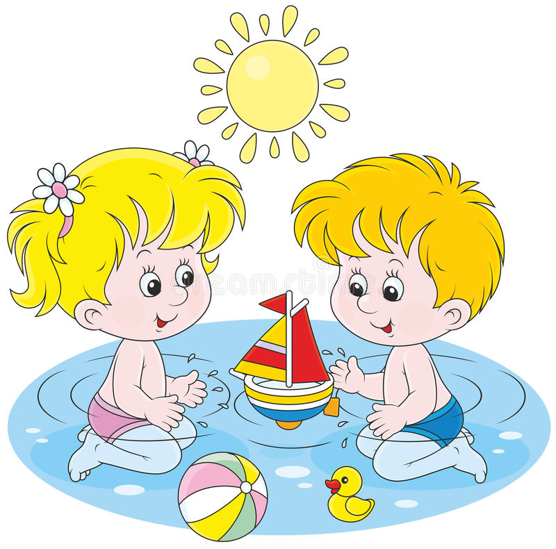 Картинка для детей таз с водой