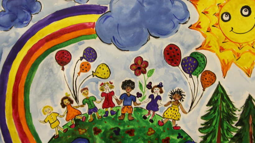 Конкурсы про детство. Рисование на тему день защиты детей. Рисунок ко Дню защиты детей. Мир детства рисунок. День защиты детей рисунки детей.