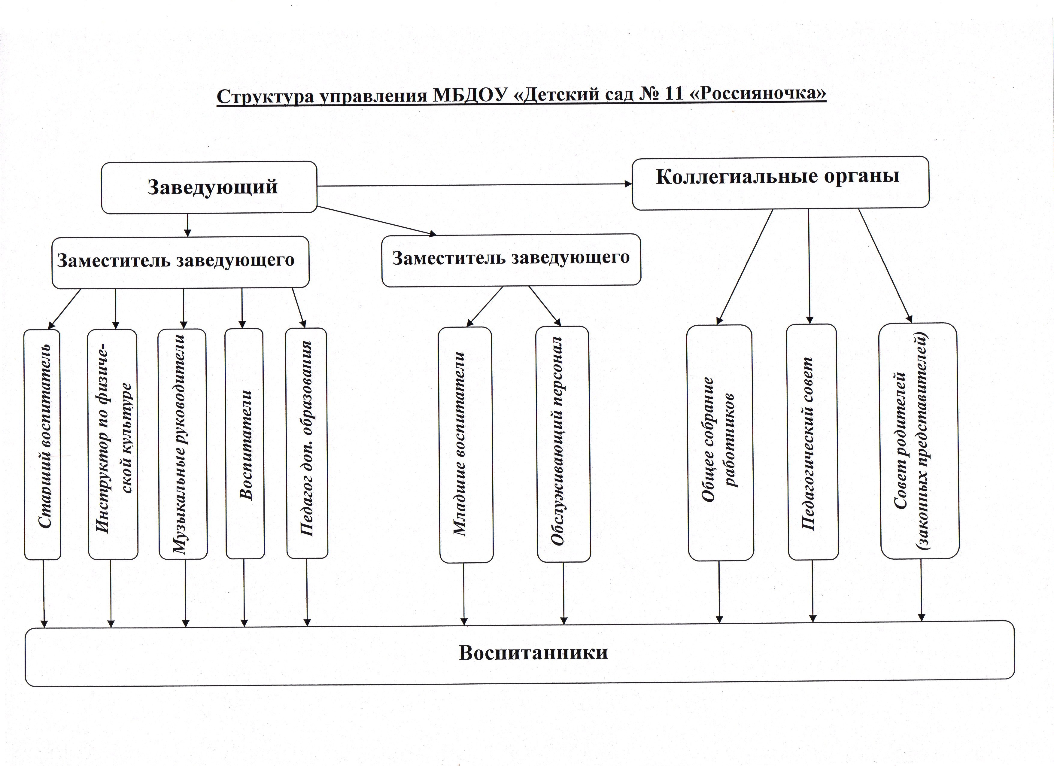 Структура садов